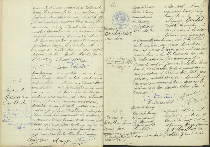 Tannay : actes d'état civil.