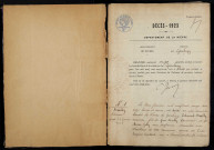 Garchizy : actes d'état civil (décès).