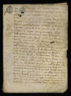 Biens et droits. - Domaine de Neurre (commune de Parigny-les-Vaux), emprunt hypothécaire sur le bestial par de Berthier et de Champrobert sa femme : copie d'une obligation du 19 avril 1687 envers Millin.