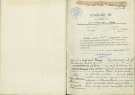 Saint-Vérain : actes d'état civil.