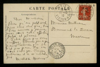 MARONI (Mathilde), dite Jacques Morian, poétesse, demeurant à Beaumont-la-Ferrière (1865-1947) : 18 lettres, 4 cartes postales illustrées.