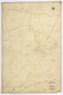 Beaumont-Sardolles, cadastre ancien : plan parcellaire de la section B dite de Beaumont, feuille 2