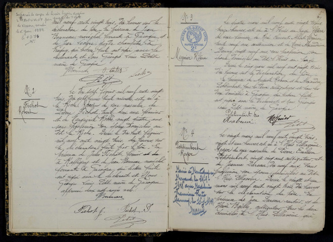 Gâcogne : actes d'état civil.