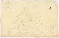 Château-Chinon Campagne, cadastre ancien : plan parcellaire de la section D dite de la Vallée de Cours, feuille 3