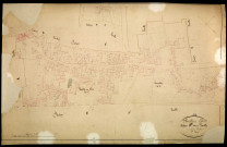 Pouilly-sur-Loire, cadastre ancien : plan parcellaire de la section F dite de Pouilly, feuille 1