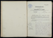 Saint-Benin-des-Bois : actes d'état civil.