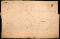 Saint-Martin-sur-Nohain, cadastre ancien : plan parcellaire de la section D dite de Moussard, feuille 4