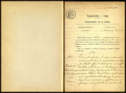 Marigny-sur-Yonne : actes d'état civil.