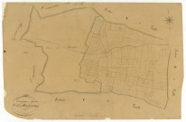 Marigny-sur-Yonne, cadastre ancien : plan parcellaire de la section B dite de Sauvigny, feuille 1