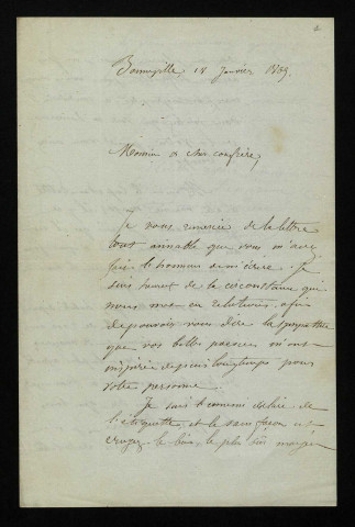 BONNEFOY (Marc), poète (1840-1898) : 37 lettres.