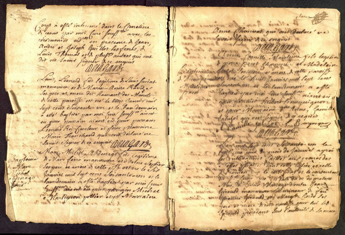 Saint-Amand-en-Puisaye : registres paroissiaux.