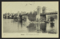 19 Cosne - Pont suspendu sur la Loire