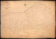 Vitry-Laché, cadastre ancien : plan parcellaire de la section C dite du Bourg, feuille 2
