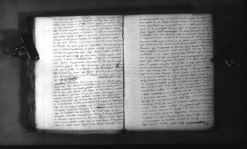 Isenay : actes d'état civil.