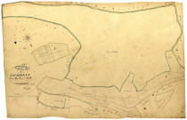 Colméry, cadastre ancien : plan parcellaire de la section B dite de Vaudoisy, feuille 2