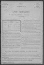 Prémery : recensement de 1926