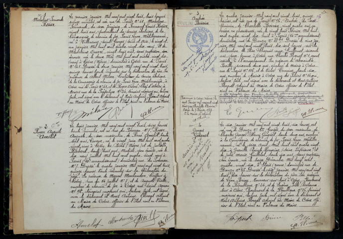 Cosne-sur-Loire : actes d'état civil.