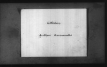 Cervon : registres paroissiaux de la collection communale.