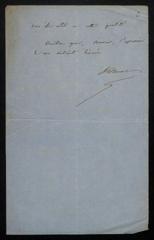 THUNOT (E.), imprimeur à Paris : 1 lettre.