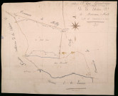 Saint-Benin-d'Azy, cadastre ancien : plan parcellaire de la section D dite de Mousseaux, feuille 2