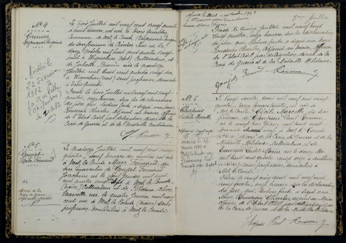 Metz-le-Comte : actes d'état civil.