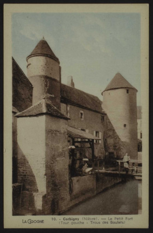 CORBIGNY (Nièvre) – Le Petit Fort (Tour gauche-Trous des Boulets)