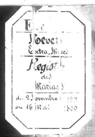 Nevers : actes d'état civil.