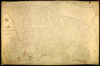Nuars, cadastre ancien : plan parcellaire de la section C dite de Bonneçon, feuille 1