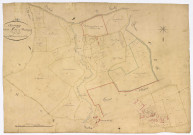 Aunay-en-Bazois, cadastre ancien : plan parcellaire de la section F dite de Martigny, feuille 2