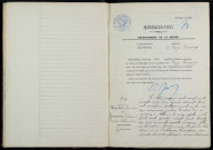 Druy-Parigny : actes d'état civil.