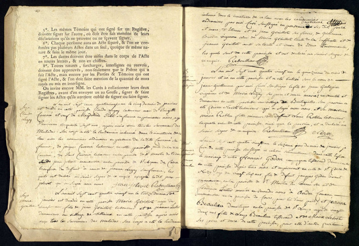 Pougny : registres paroissiaux.