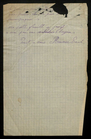RAVIER (Émile) : 1 lettre.
