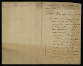 BORNET (Alphonse), ingénieur du P.L.M. à Paris (1831-1898) : 3 lettres.