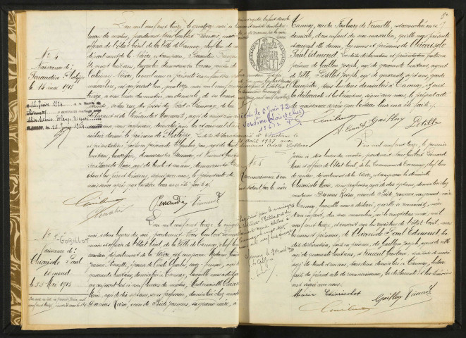 Tannay : actes d'état civil.