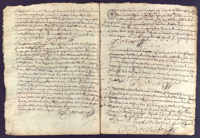 Perroy : registres paroissiaux.