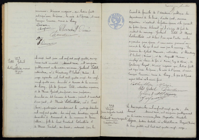 Livry : actes d'état civil.