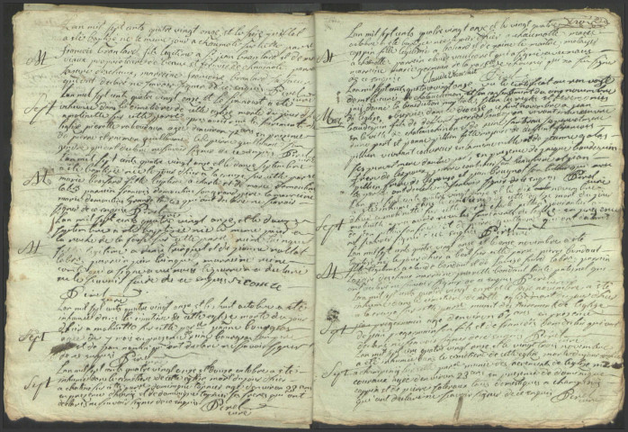 Saint-Hilaire-en-Morvan : registres paroissiaux.