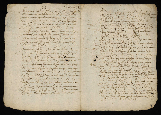 Mariage de La Vernière marchand de Luzy et de Simonne Amyot fille de Michel Amyot élu en l'élection de Château-Chinon : contrat de mariage.