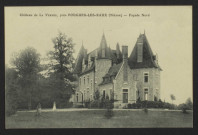 Château de La Vernée, près POUGUES-LES-EAUX (Nièvre) – Façade Nord
