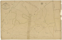 Limanton, cadastre ancien : plan parcellaire de la section F dite d'Arcilly, feuille 3