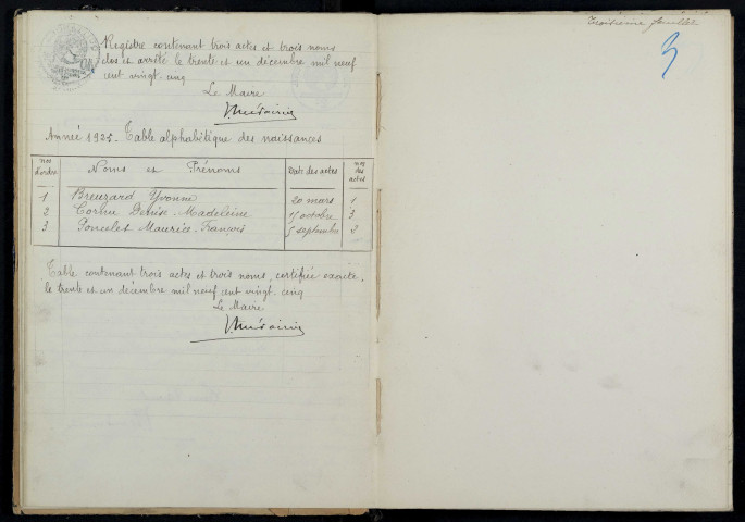 Saint-Jean-aux-Amognes : actes d'état civil.