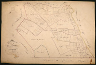 Saint-Malo-en-Donziois, cadastre ancien : plan parcellaire de la section C dite des Carrés, feuille 2