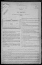 Cossaye : recensement de 1896
