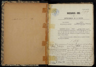 Montigny-en-Morvan : actes d'état civil.