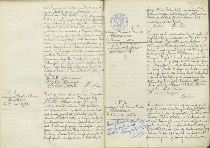 Sardy-lès-Épiry : actes d'état civil.