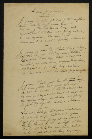 RENARD (Georges), écrivain et critique à Londres (1847-1930) : 1 lettre, manuscrit.