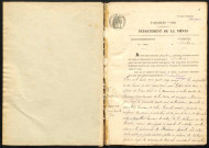 Oulon : actes d'état civil.