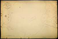 Montsauche-les-Settons, cadastre ancien : plan parcellaire de la section D dite de Montélesme, feuille 4