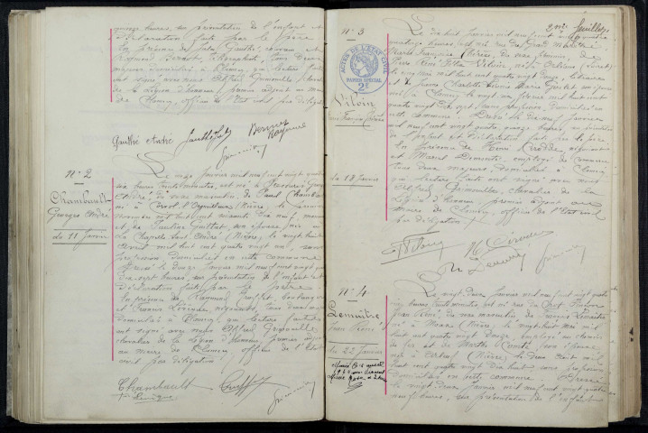 Clamecy : actes d'état civil.