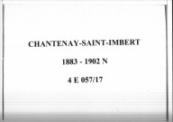 Chantenay-Saint-Imbert : actes d'état civil (naissances).